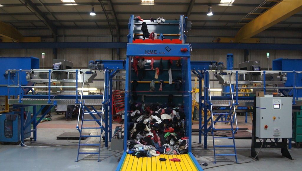 Our machinery is perfect for many textile recycling facilities